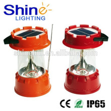 Solar LED Linterna con cargador de CA De Camping Equipment proveedor de China con la garantía del comercio
